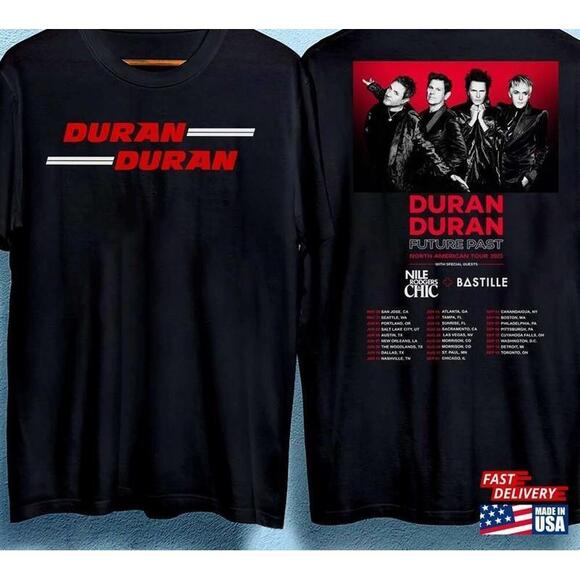 Other - North American Tour 2023 Duran Future Past Shirt Music Tshirt Classic 2 Sided